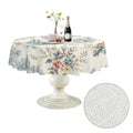Beloved Bird Toile Round Custom Round Tablecloth 60" x 60" | Ships from USA