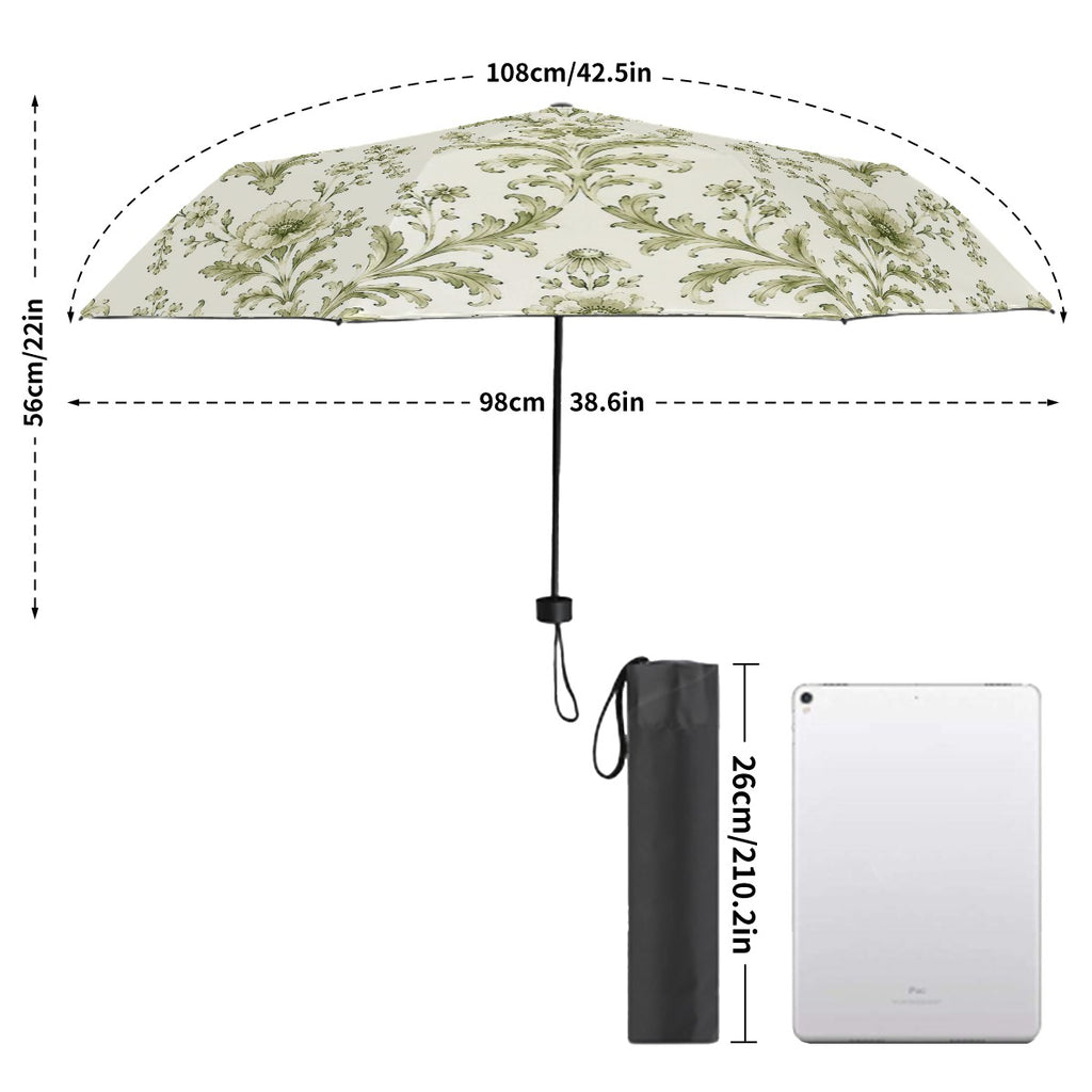 UV Protection Umbrella floral damask