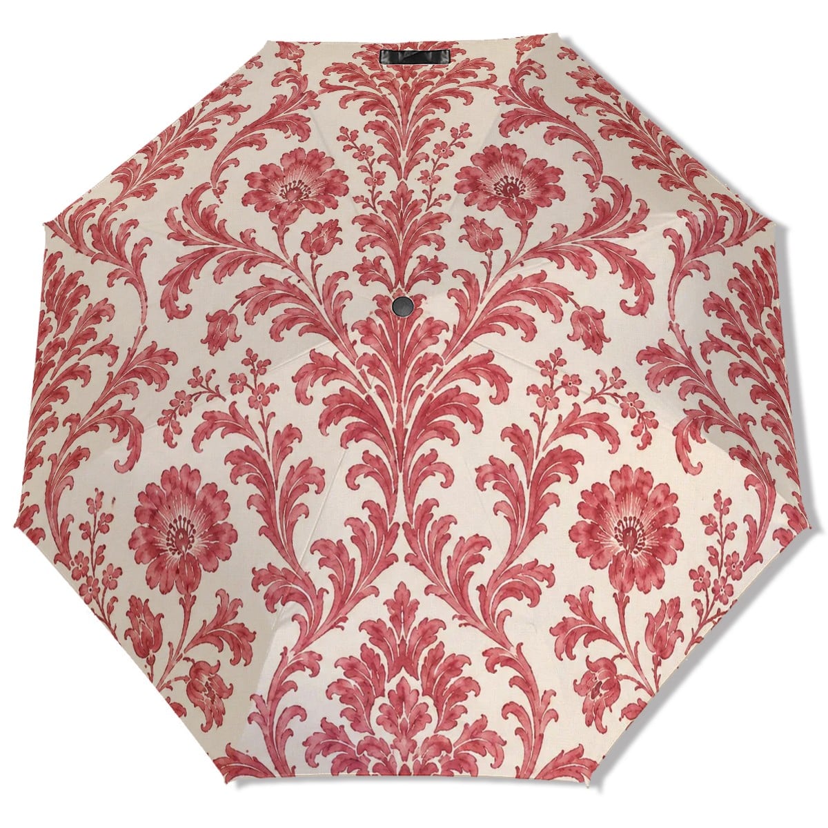 UV Protection Umbrella Red Damask