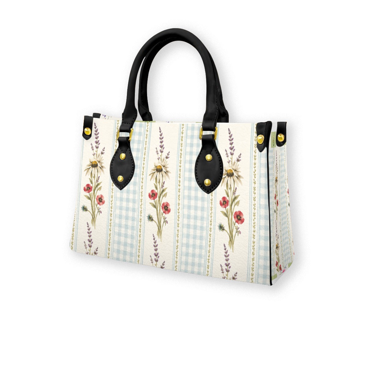 Market Bag Provincial Stripe Robins Egg
