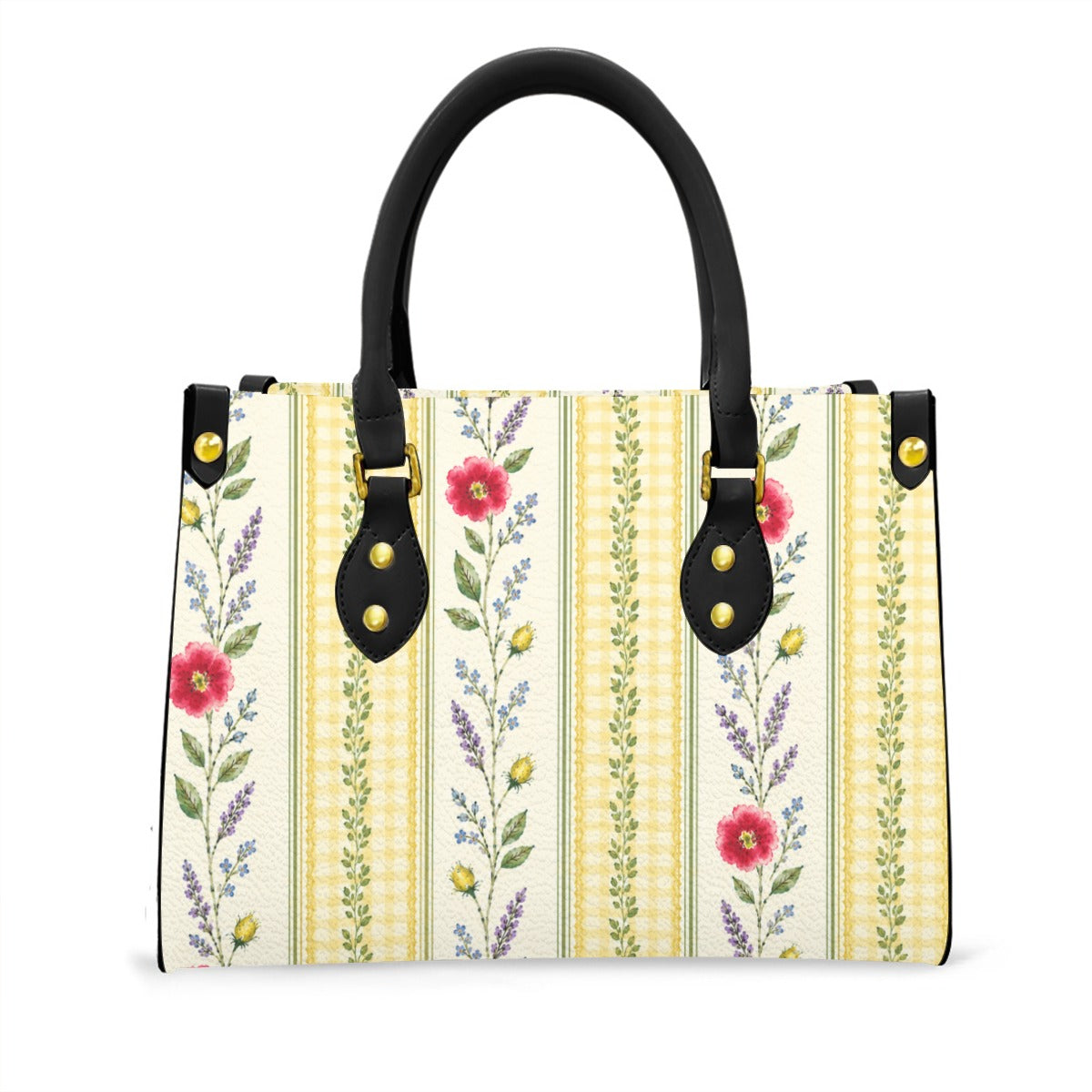 Women's Tote Bag With Black Handle