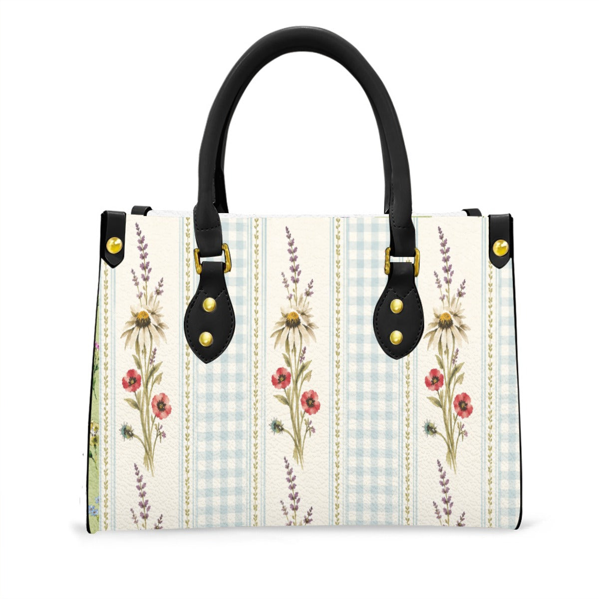 Market Bag Provincial Stripe Robins Egg