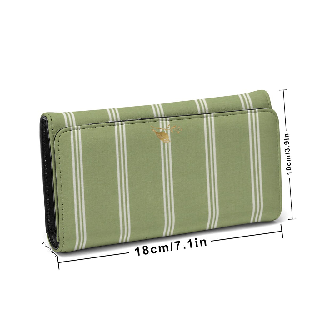Rustic Stripe Foldable Wallet