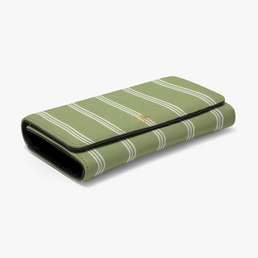 Rustic Stripe Foldable Wallet
