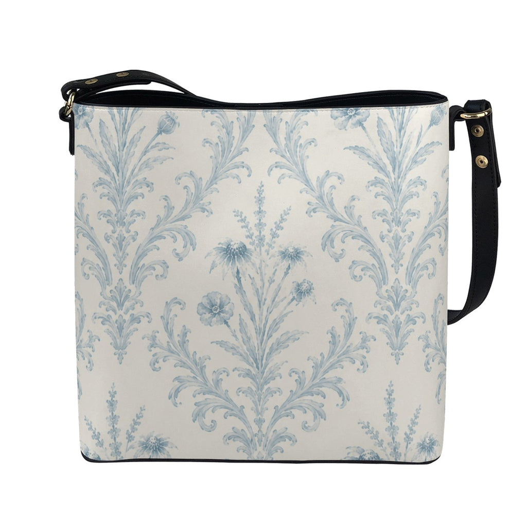 Crossbody Robins Egg Damask