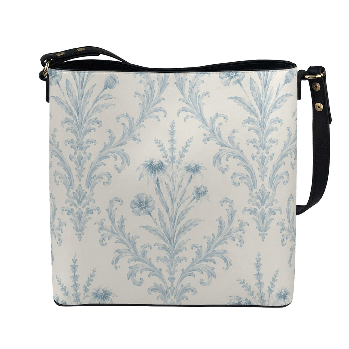 Crossbody Robins Egg Damask