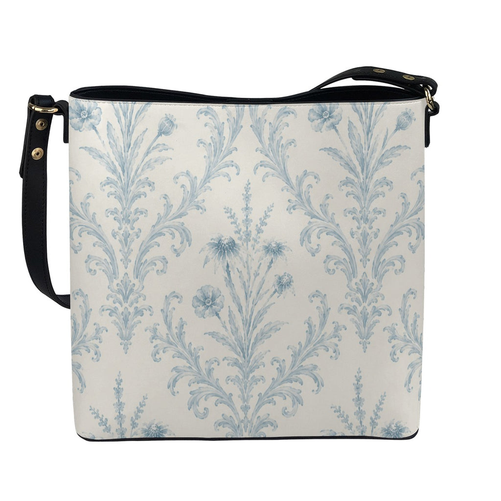 Crossbody Robins Egg Damask
