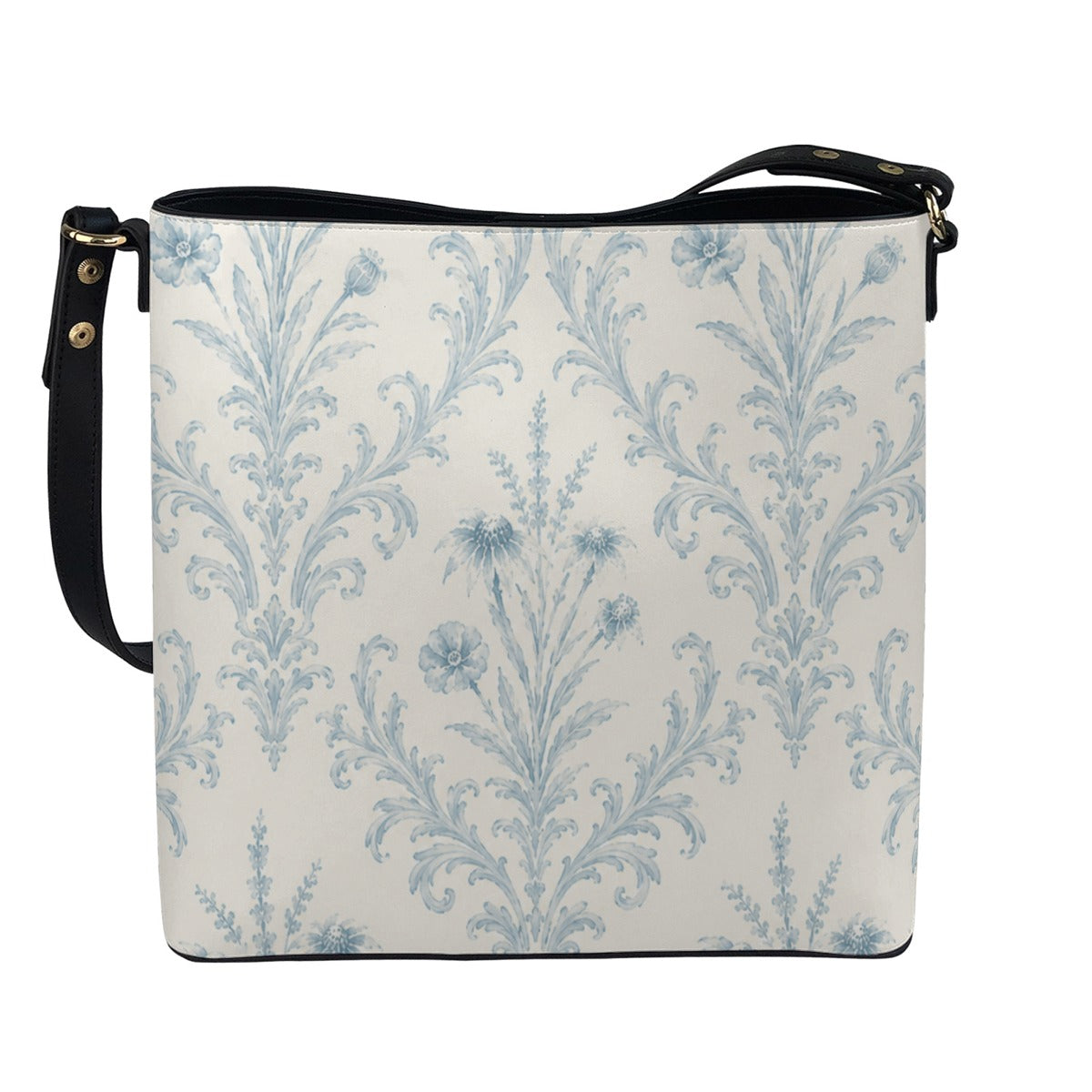 Crossbody Robins Egg Damask
