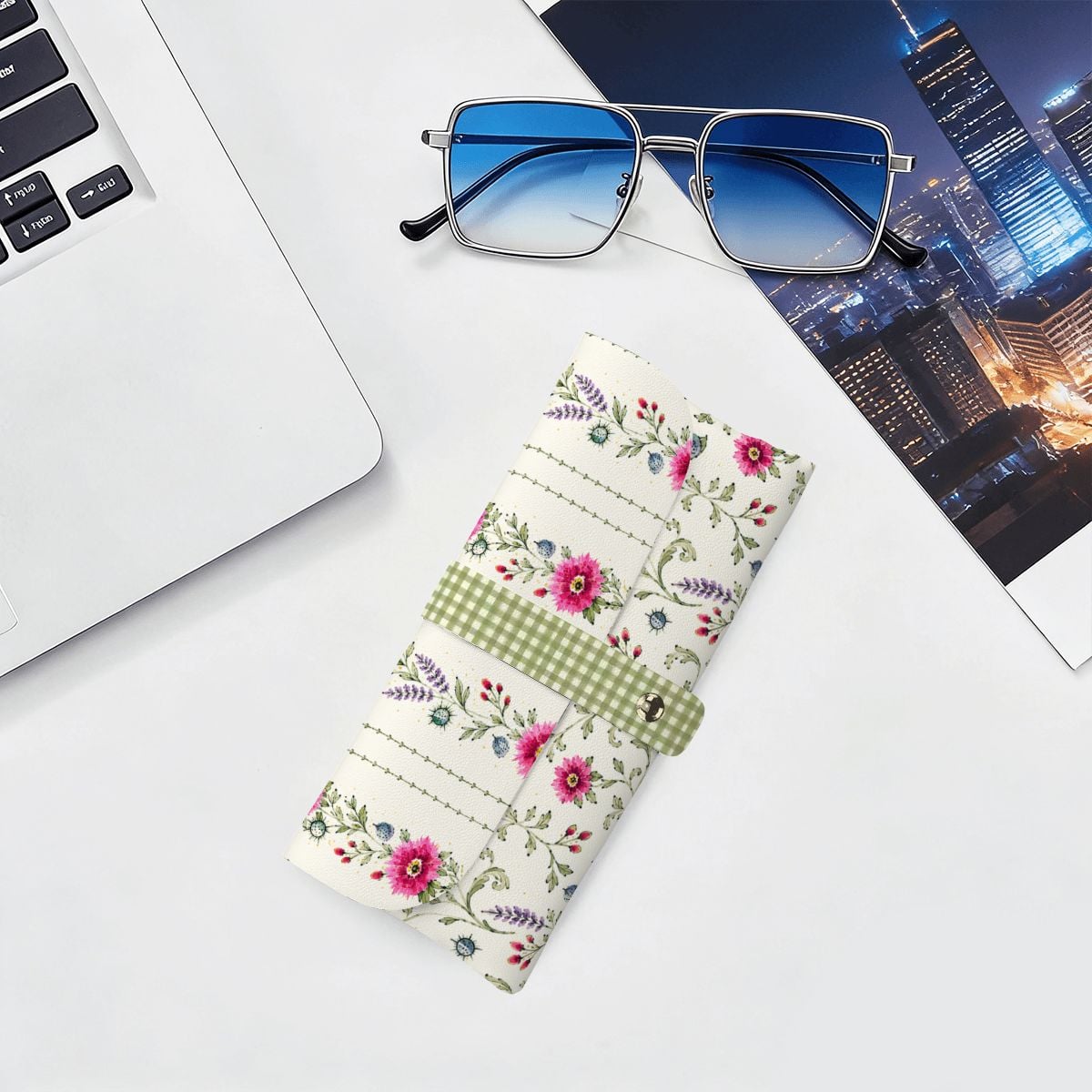 Summer Stripe Eye Glass Case