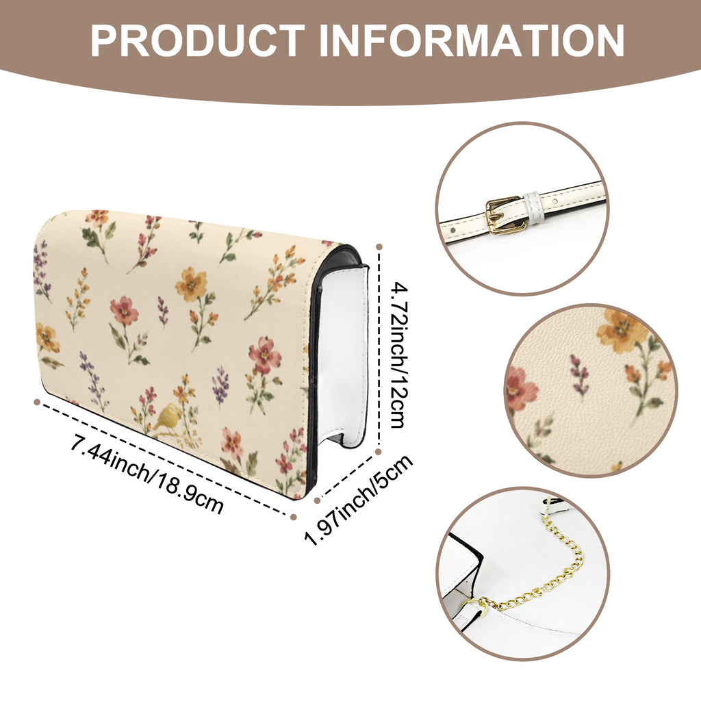 Rustic Ditsy Mini Chain Crossbody Bag