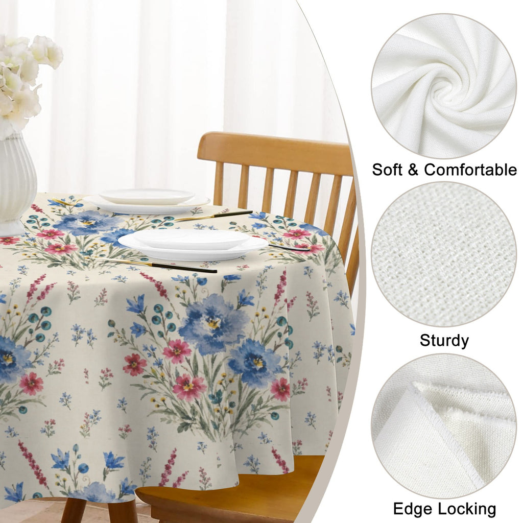 Hero Celebration Round Custom Round Tablecloth 60" x 60" | Ships from USA