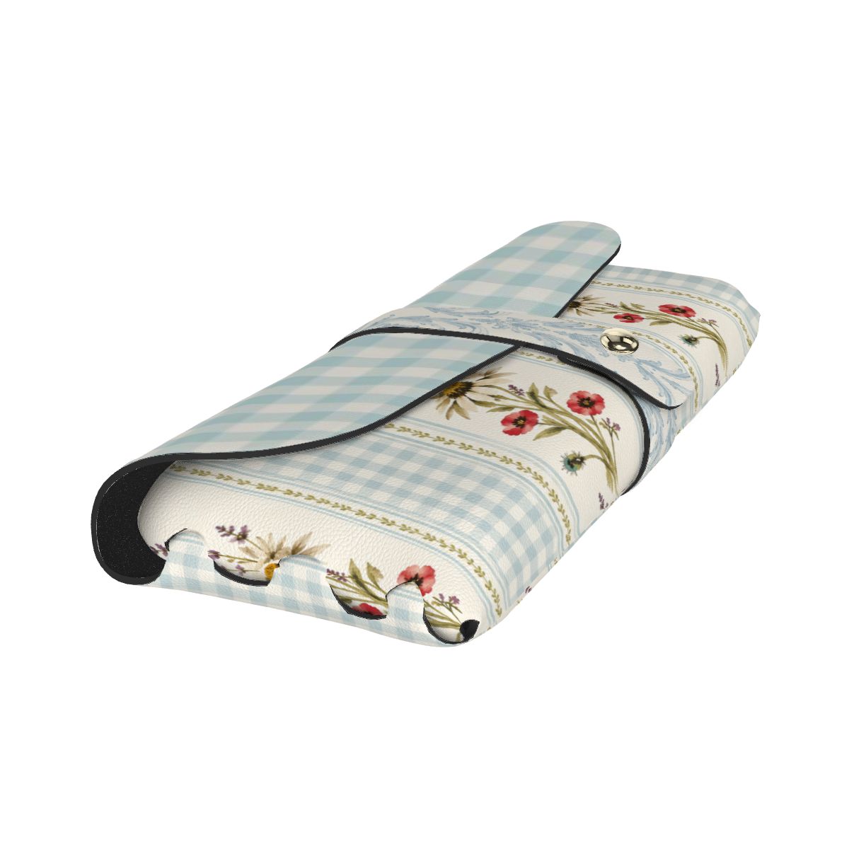 Provincial Stripe Robins Egg Eyeglass Case