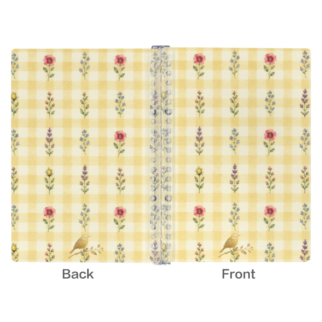 Provincial Yellow Notebooks w/ emblem Loose-Leaf Notebooks ( Cover Print, 4-Pack ) | Ships from USA