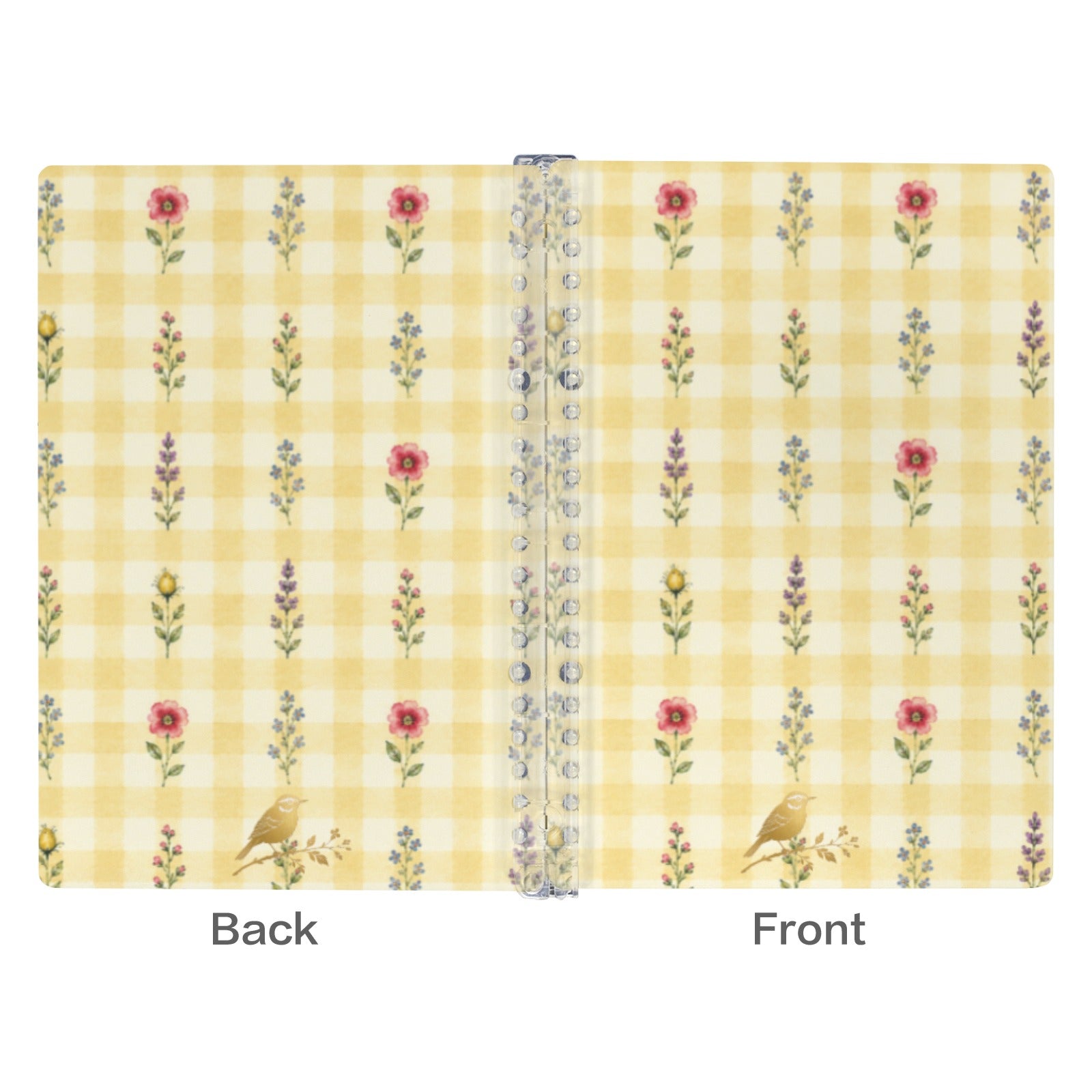 Provincial Yellow Notebooks w/ emblem Loose-Leaf Notebooks ( Cover Print, 4-Pack ) | Ships from USA