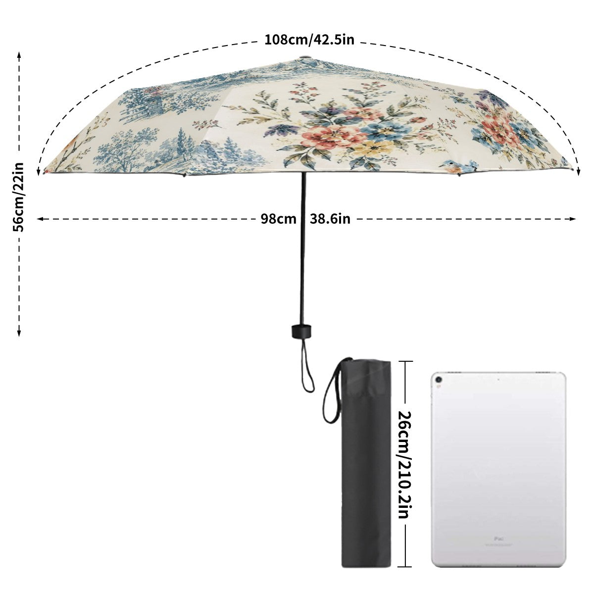 UV Protection Umbrella 03StripeGingham 02Toile  Copy