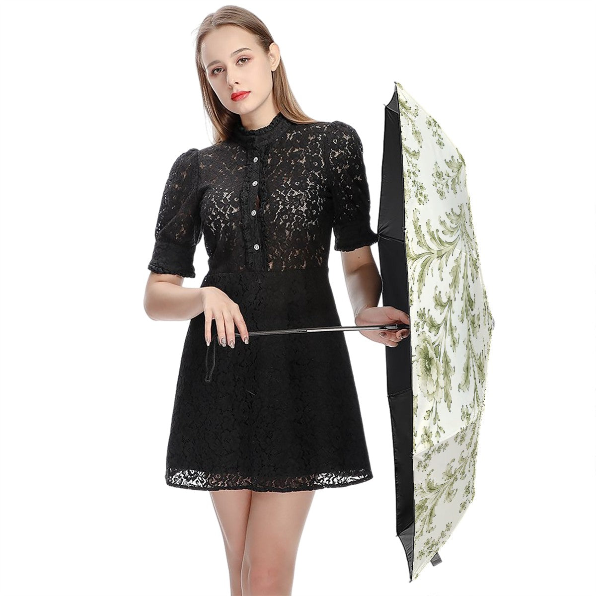 UV Protection Umbrella floral damask