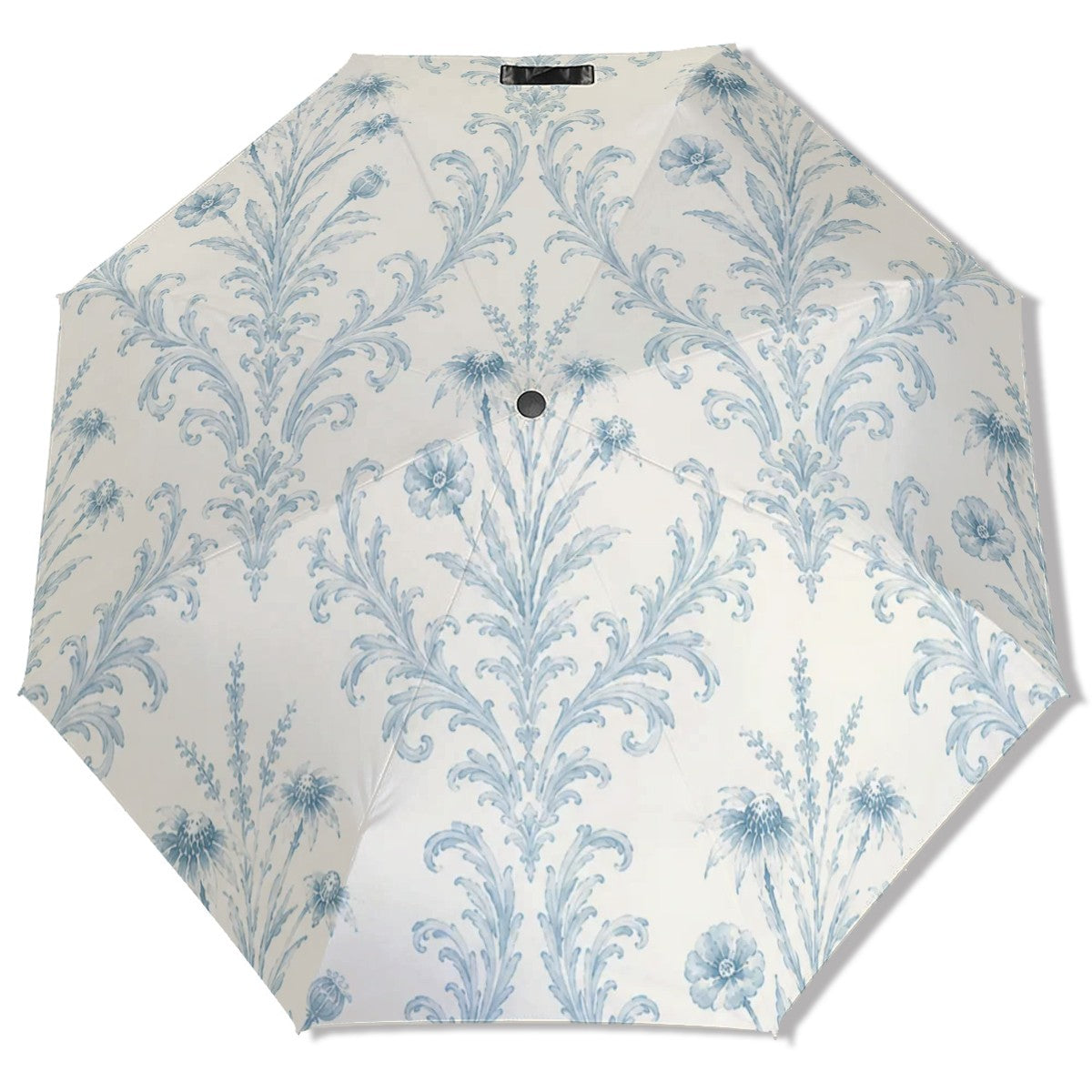 UV Protection Umbrella Blue Damask