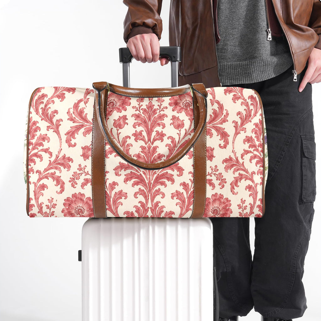 Red Damask Large Travel