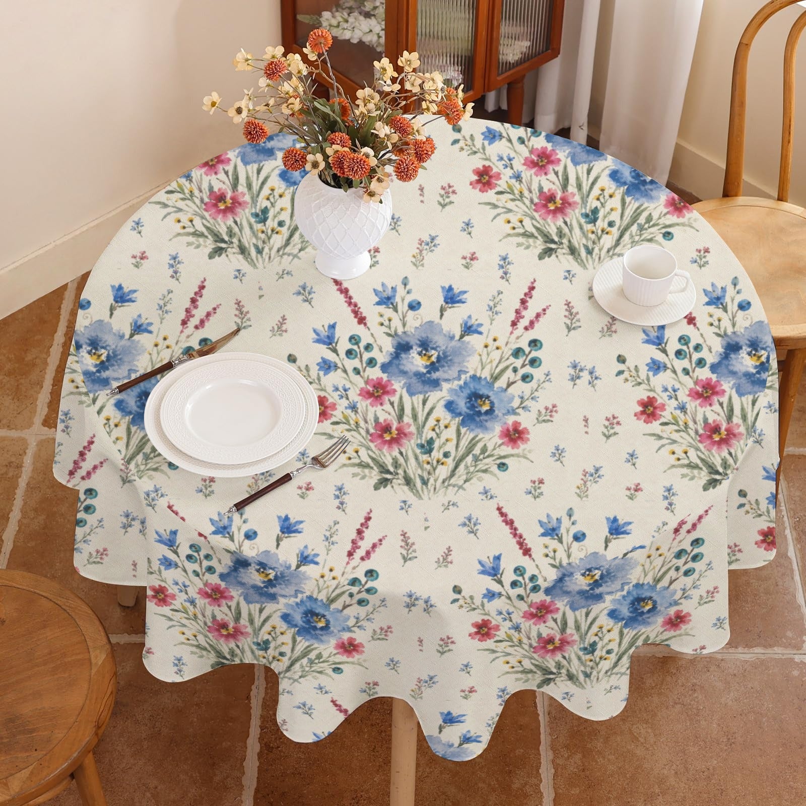 Hero Celebration Round Custom Round Tablecloth 60" x 60" | Ships from USA