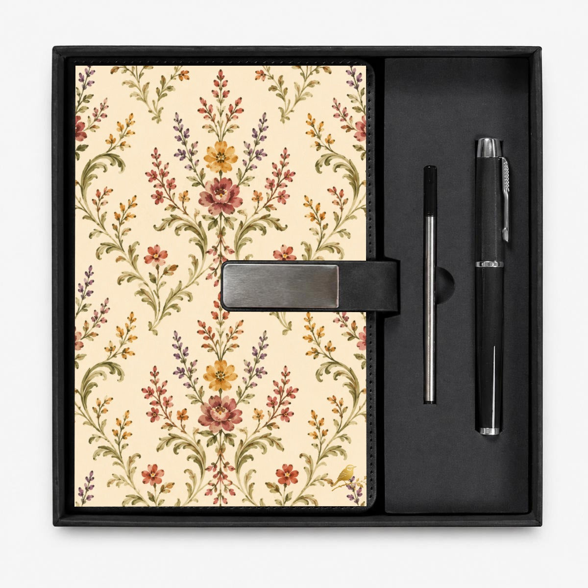 Rustic Provincial Damask Journal Gift Set