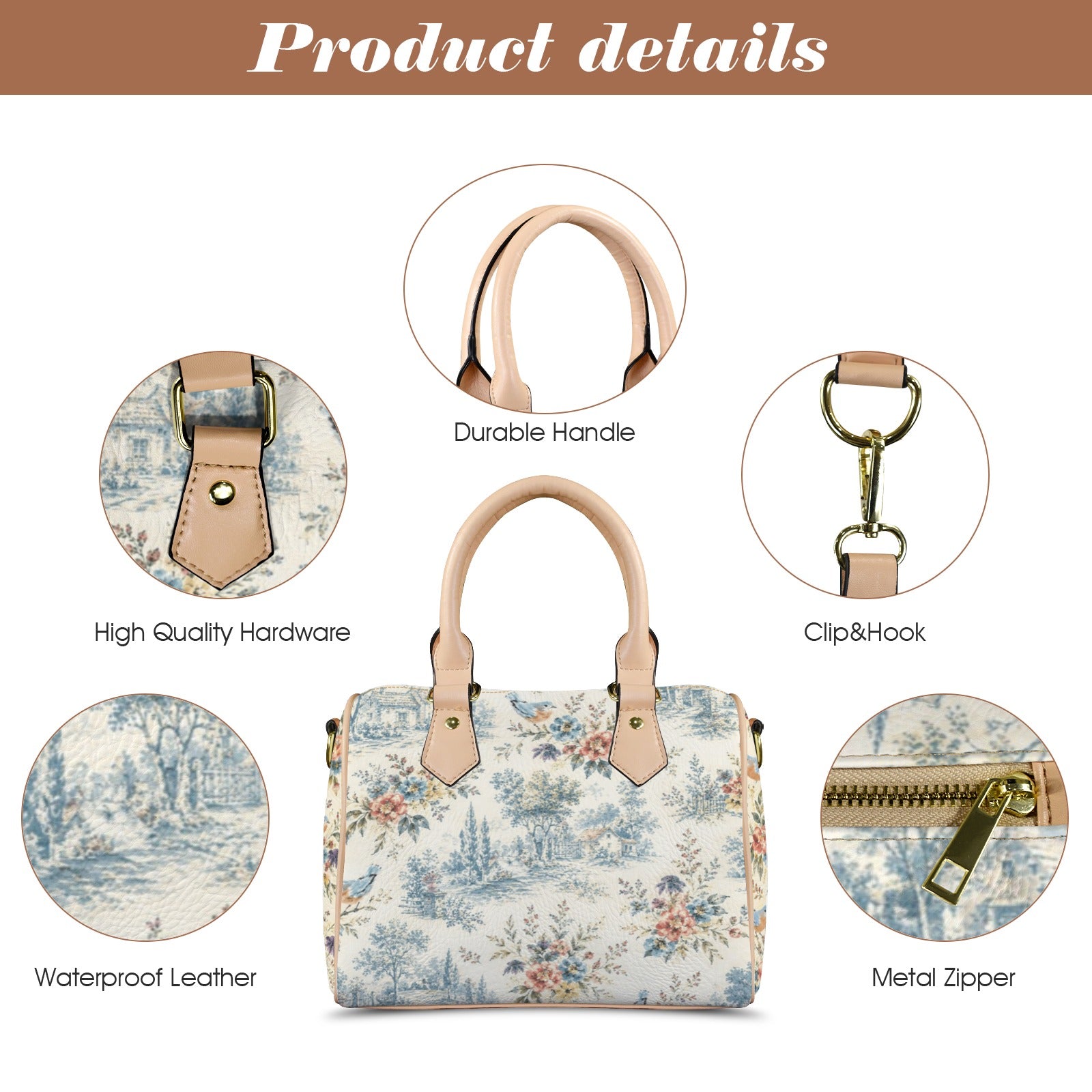 Beloved Bird Satchel Custom Handbag