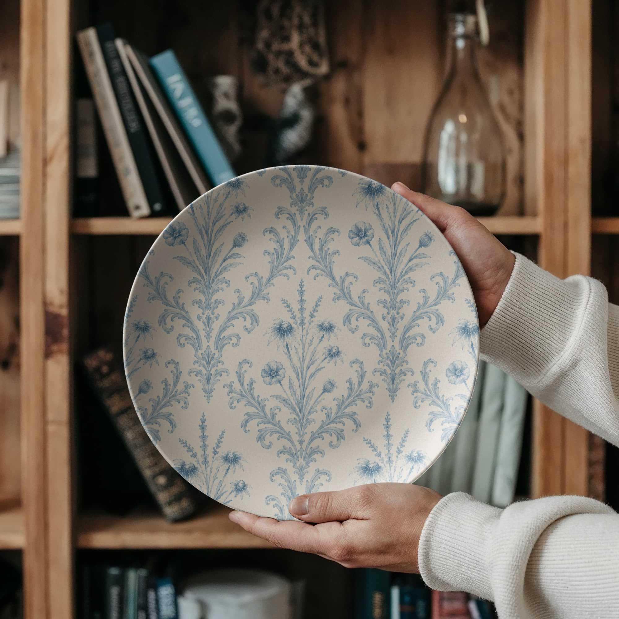 Provincial Robins Egg Dinner Plate