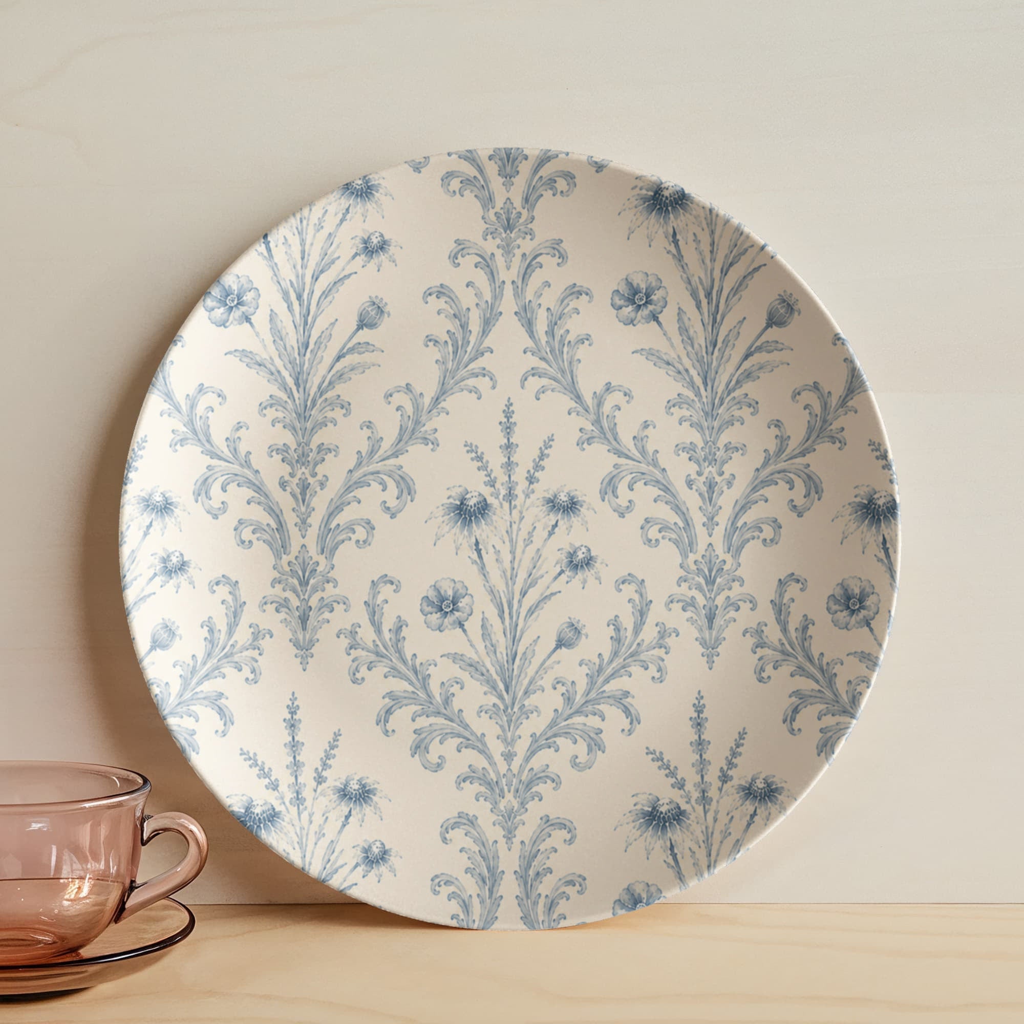 Provincial Robins Egg Dinner Plate