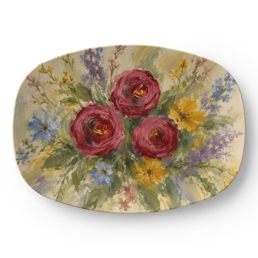 Provincial Flora Serving Platter