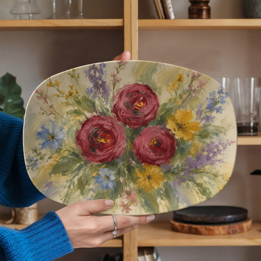 Provincial Flora Serving Platter