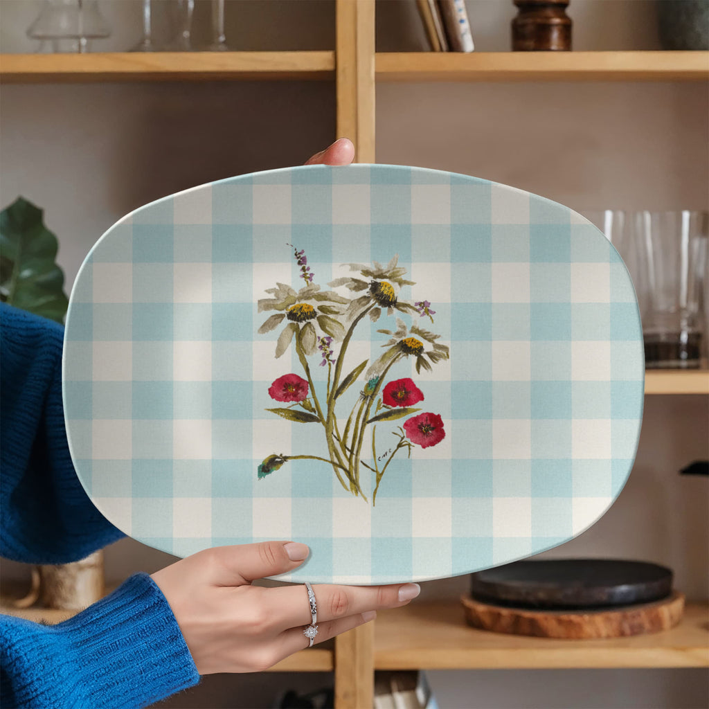 Provincial Robins Egg Serving Platter