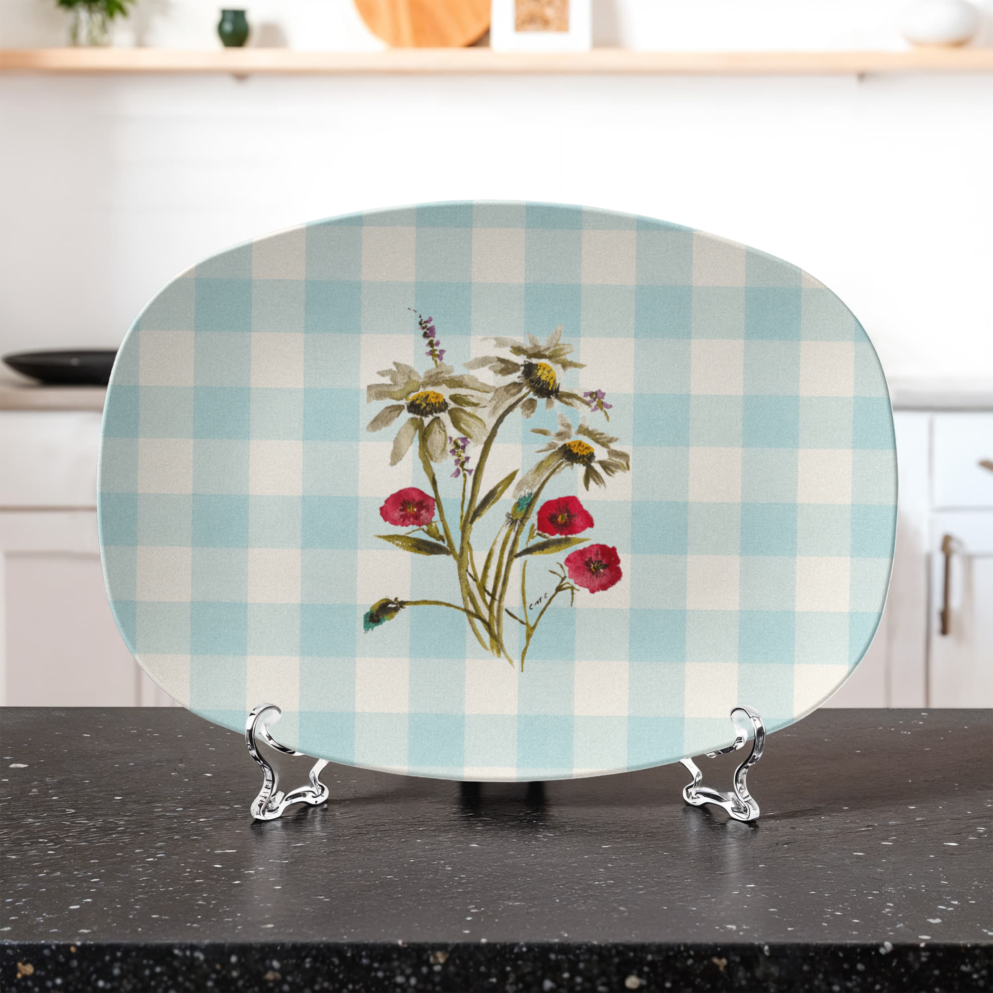 Provincial Robins Egg Serving Platter