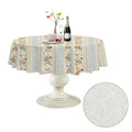 Beloved Bird Stripe Round Custom Round Tablecloth 60" x 60" | Ships from USA