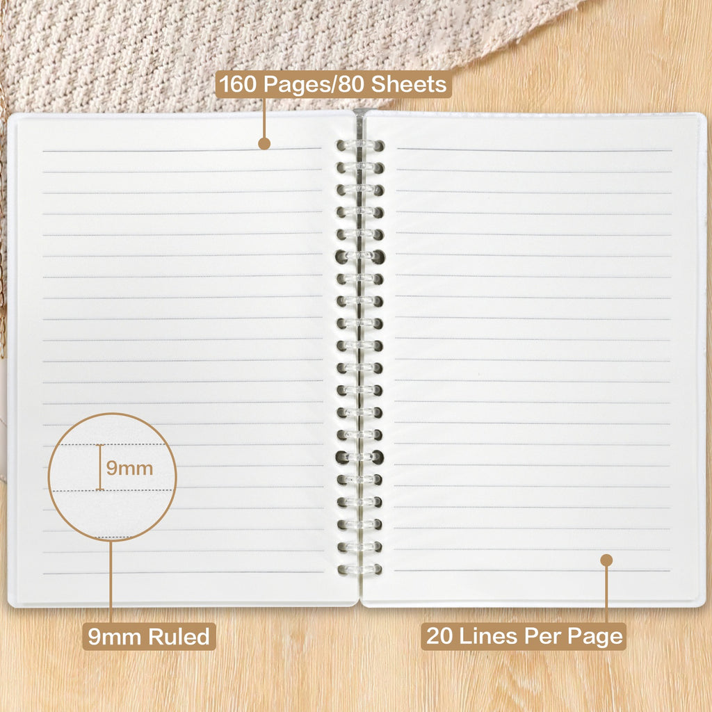 Provincial Summer Notebooks w/ Emblem Loose-Leaf Notebooks ( Cover Print, 4-Pack ) | Ships from USA
