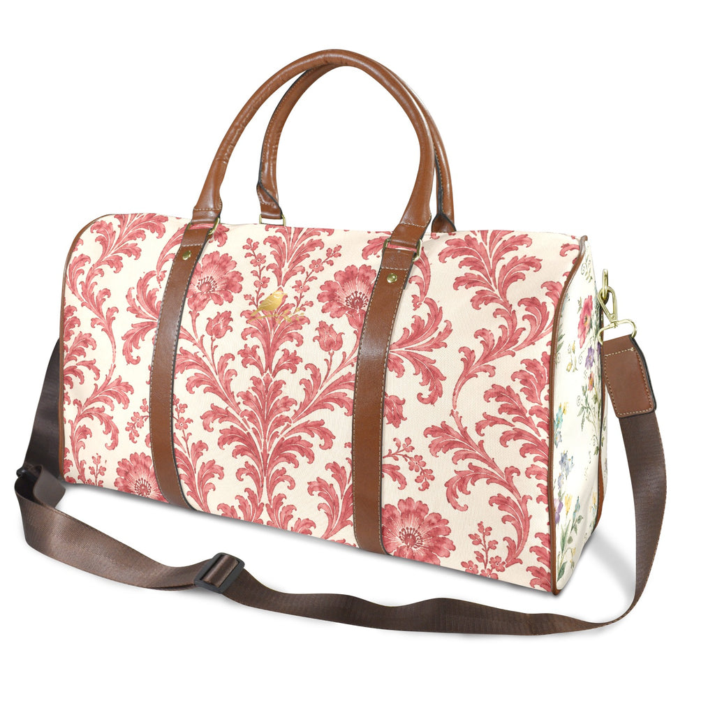 Red Damask Large Travel