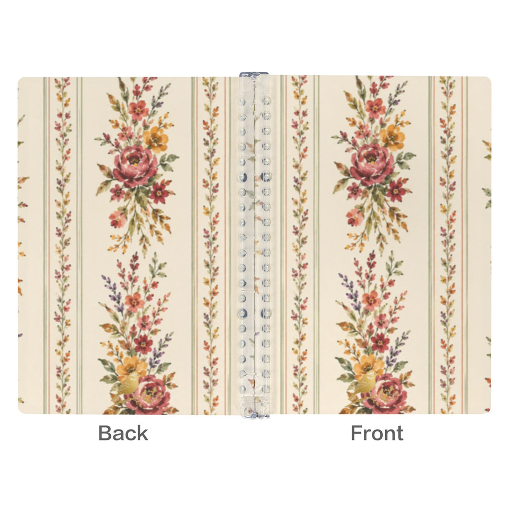 Rustic Provincial Notebooks w/ Emblem Loose-Leaf Notebooks ( Cover Print, 4-Pack ) | Ships from USA