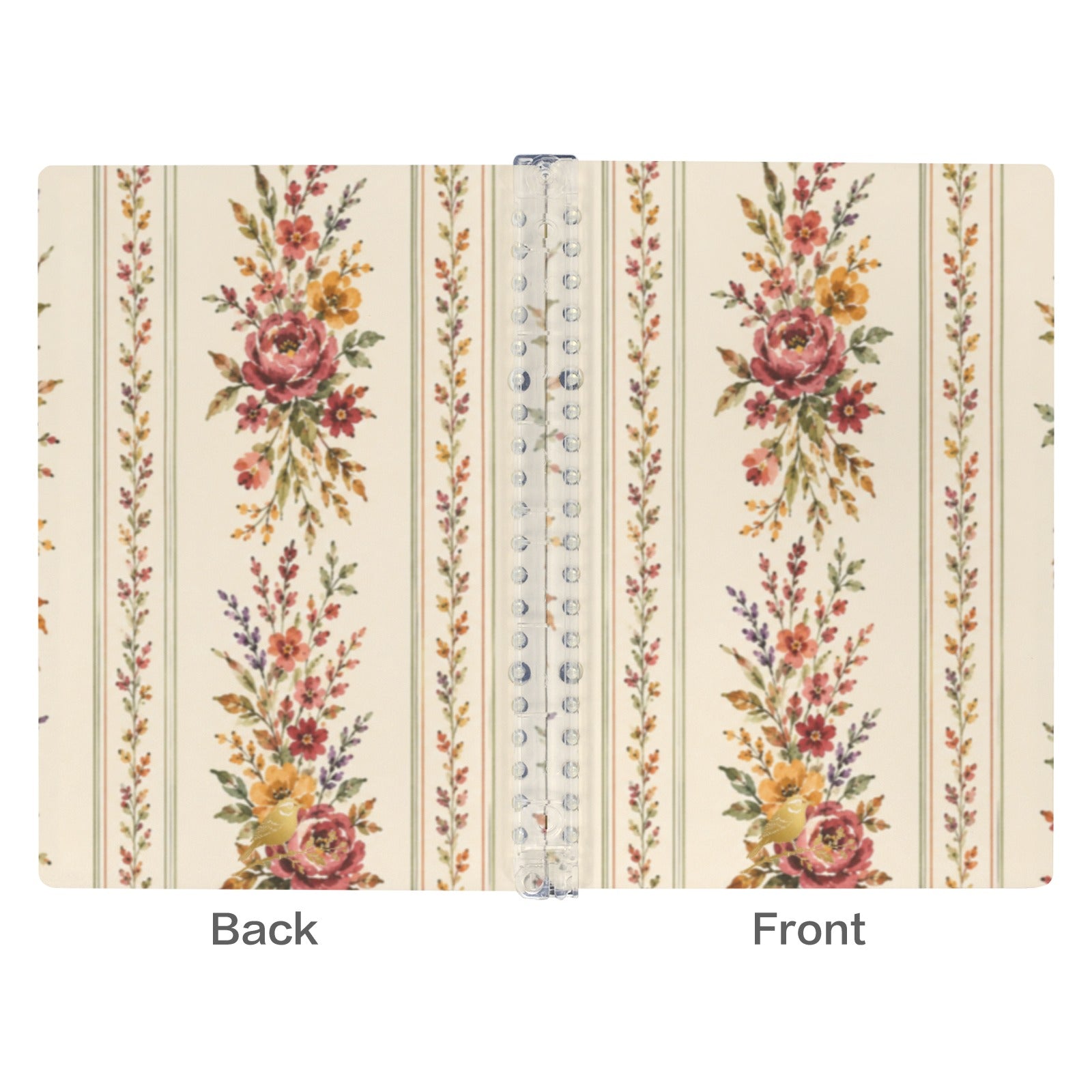 Rustic Provincial Notebooks w/ Emblem Loose-Leaf Notebooks ( Cover Print, 4-Pack ) | Ships from USA