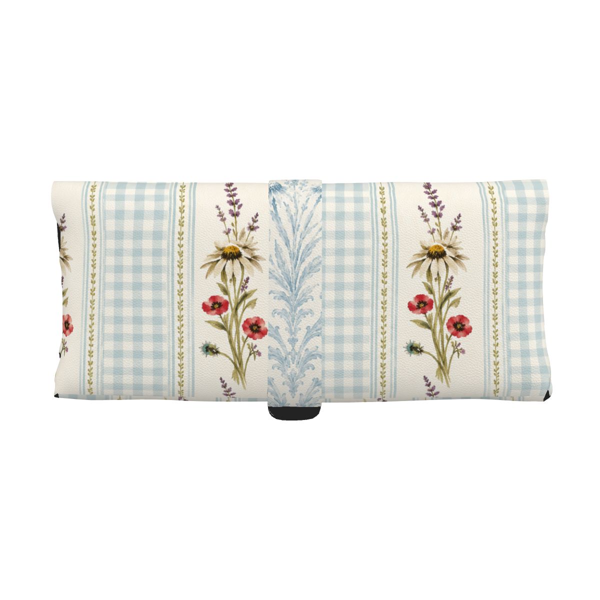 Provincial Stripe Robins Egg Eyeglass Case