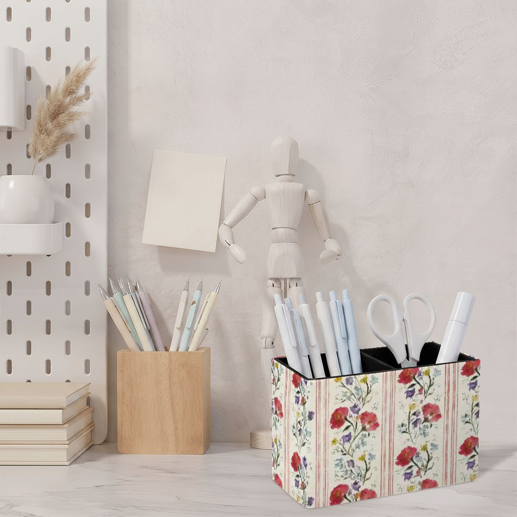 Royal Provincial Stripe Desk Organizer