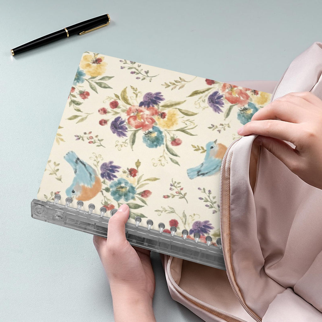 Beloved Bird Notebooks w/ emblem Loose-Leaf Notebooks ( Cover Print, 4-Pack ) | Ships from USA